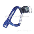 LED Carabiner Torch with Lanyard Compass Key Ring
